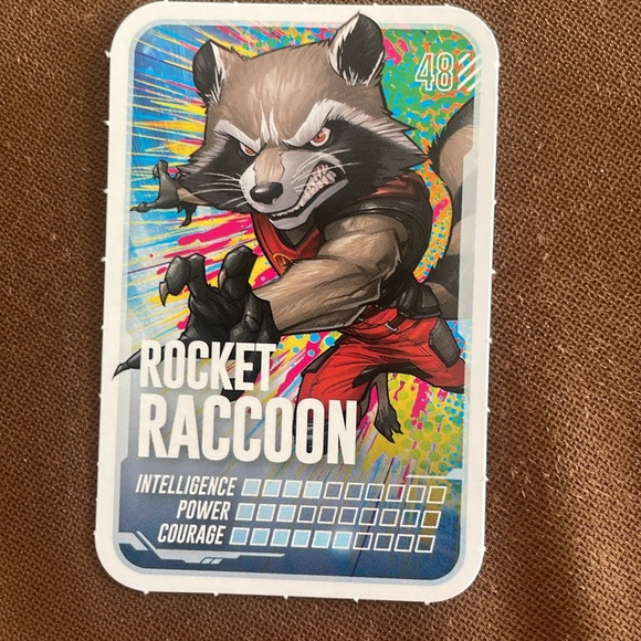 Marvel Collectible Card #48 - ROCKET RACCOON - Picture 3 of 3